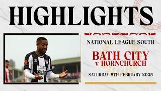 𝗛𝗜𝗚𝗛𝗟𝗜𝗚𝗛𝗧𝗦 | Bath City v Hornchurch | 8th February 2025 | National League South
