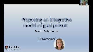 Proposing an integrative model of goal pursuit  –  Marina Milyavskaya