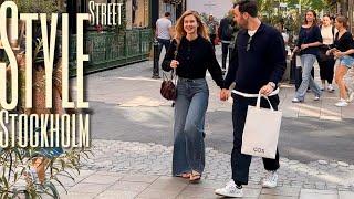 Beautiful Stockholm Street Fashion | Early Autumn Fashion Trends 2024 | Swedish Street Style
