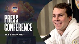 Notre Dame QB Riley Leonard Orange Bowl Media Day | College Football Playoff