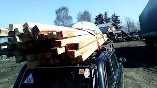 ВАЗ 2104-перегруз,или 350 кг на крыше.