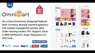 Introducing OmniMart Version 2.0 |  All in One eCommerce Shopping Platform