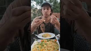 Luke Damant eats the best wings of his life!   #shorts