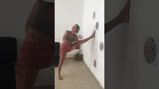 No Wall No Yoga: Vertical Standing Poses for Fun  ‍️ #shorts #yoga