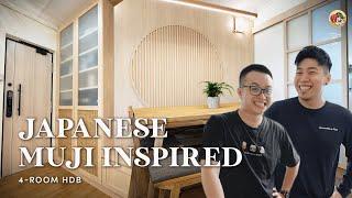 Japanese Muji Inspired 4-Room HDB Resale | Get ID