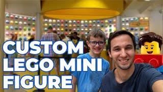 We Built A Custom Lego Minifigure & Explored The Lego Store At Disney Springs.