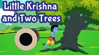 Krishna Tied to Mortar Story in English | Indian Mythological Stories | Pebbles Stories