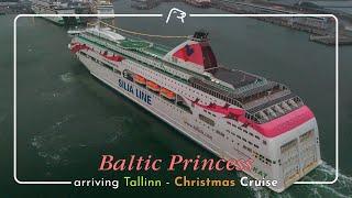 Baltic Princess Arrival to Tallinn 25.12.2024 | Drone