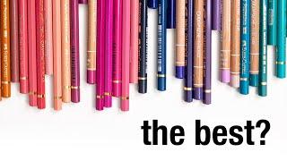 Battle of the BEST Colored Pencils! Faber-Castell vs Prismacolor vs Caran d'Ache