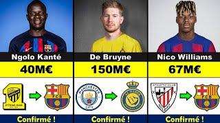 Les derniers transferts Confirmé du mercato. juillet 2024 #mercato #mercato2024 #football #transfert