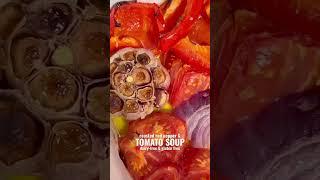 Roasted Red Pepper and Tomato Soup Recipe  #vegan #recipe #food #soup #lunch #dinner #glutenfree