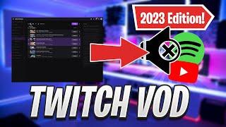 So bekommst du KEINE Probleme mehr im Twitch VOD - Twitch VOD OHNE Musik einrichten 2023