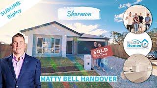 Sharmon Handover in Ripley. Matty Bell- Vision Homes Real Estate.