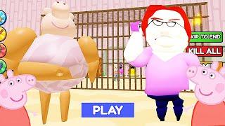 NEW PEPPA PIG BARRY'S PRISON RUN OBBY FULL WAIKTHROUGH GAMEPLAY ROBLOX