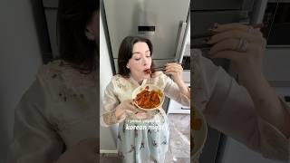 tteokbokki, tuna kimbap & fried chicken  #koreanfood #tteokbokki #kimbap #mukbang #asmr #shorts