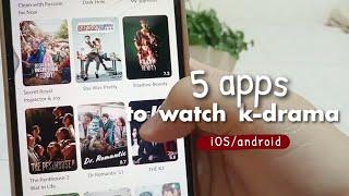 5 apps to watch korean dramas ️(iOS/android)