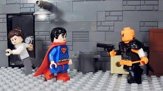 Lego Superhero Superman as Bank Robber