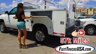 2012 Chevy Silverado 57k Miles, Knapheide Utility Body Truck - FleetTrucksUSA.com