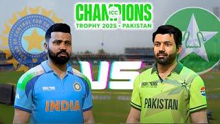 Pakistan and India in CT 2025 Kit  Practice Match Pakistan vs India  Cricket 24 Gameplay