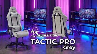 Геймерское кресло EVOLUTION TACTIC PRO серый