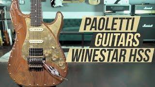 Paoletti Guitars Winestar HSS Superstrat