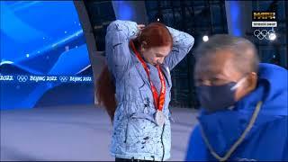 Alexandra Trusova / Olympics 2022 victory ceremony