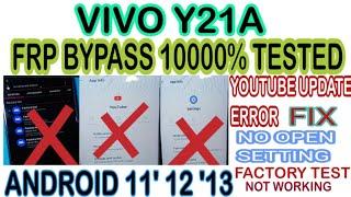 Vivo Y21A frp bypass android 11 2023 / V2149 frp bypass 2023