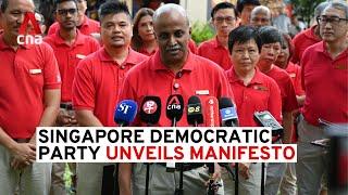 GE2025: Singapore Democratic Party launches manifesto, urges changes to healthcare, housing policy