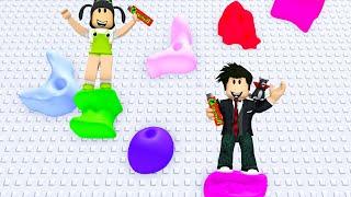 GRUDAR CHICLETE NA PAREDE PARA SUBIR | Roblox - Climb Rocks to VIP Obby