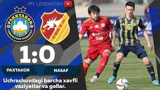 O’zbekiston Superkubogi PAXTAKOR — NASAF 1:0