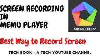 How to Record Screen in MEmu Android Emulator