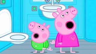 Peppa and George Go On A Long Train Journey | Peppa Pig Official Family Kids Cartoon