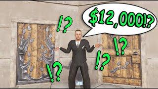 MOST EXPENSIVE RUST SKIN? (Metal Tree Door Sells For $12000!)