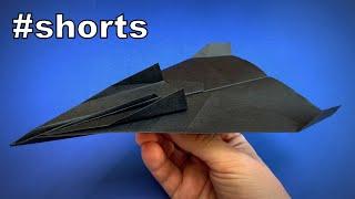 How to Make a Paper Airplane Fighter That Fly Far | Origami Airplane | Easy Origami ART #shorts