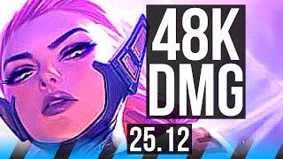 KAYLE vs YONE (MID) | 48k DMG, Dominating | EUW Master | 25.12