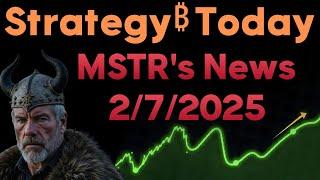 MSTR's (MicroStrategy) February 7th news and updates for Strategy. That & more on Strategy Today