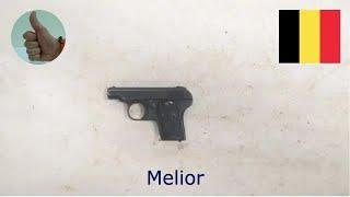 Melior New Model (Model 1920, Type II), 6,35 mm Browning (6,35x16 mmSR/.25 Auto)