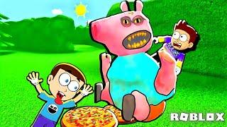 Roblox Hungry Pig  | Shiva and Kanzo Gameplay