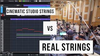 Cinematic Studio Strings  vs Real Orchestra Strings - Comparison