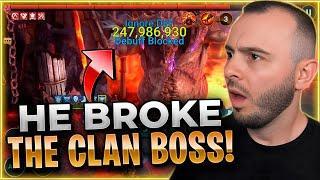 This Champion KILLED The Clan Boss ALONE!! Raid: Shadow Legends Galleus Bloodcrest [Test Server]