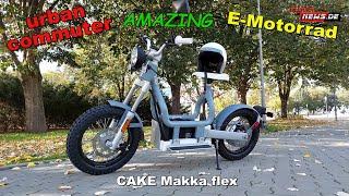 Urbaner Streetflitzer - Der fliegende Schwede - CAKE Makka flex E Motorrad