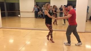 Salsa intermediates, chill from class. Alina & Eddie Tallinn Salsa Academy