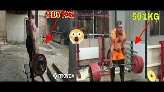 IVAN MAKAROV 501KG DEADLIFT RECORD  ATTEMPT + 317KG FOR 6 EASY REPS