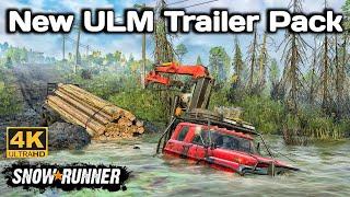 New ULM Trailer Pack In SnowRunner Season 14 #snowrunner #truck #4k