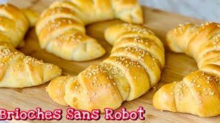 BRIOCHES SALÉES SANS ROBOT HYPER MOELLEUSES FARCIES AU POULET‼️Facile et inratable. Deli Cuisine