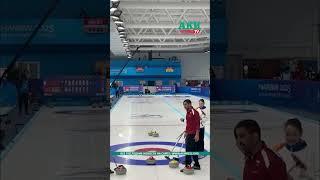 Сборная Кыргызстана по керлингу с победы стартовала на Азиатских играх