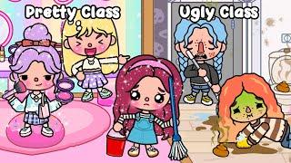 Pretty Class vs Ugly Class  Very Sad Story | Toca Life World | Toca Boca