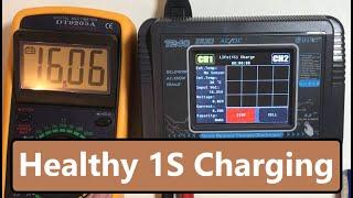 HTRC T240 DUO AC - 1S charging at 16 Volts!!!