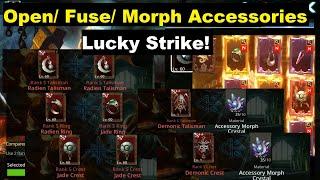 Darkness Rises Opening Accessory Chest , Fusing & Morphing Them - Lucky Strike!