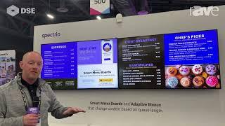 DSE 2023: Spectrio Shows Off an Adaptive QSR Smart Menu Board With Radar-Based Data Analytics